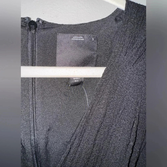 C/MEO Collective Short Sleeve Soaked Black Mini Dress - Picture 2 of 7